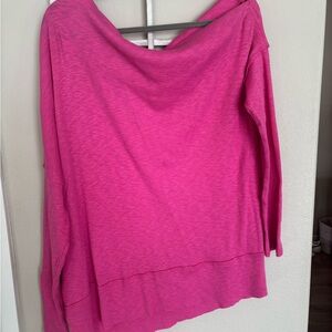 Vibrant Pink Long Sleeve Top